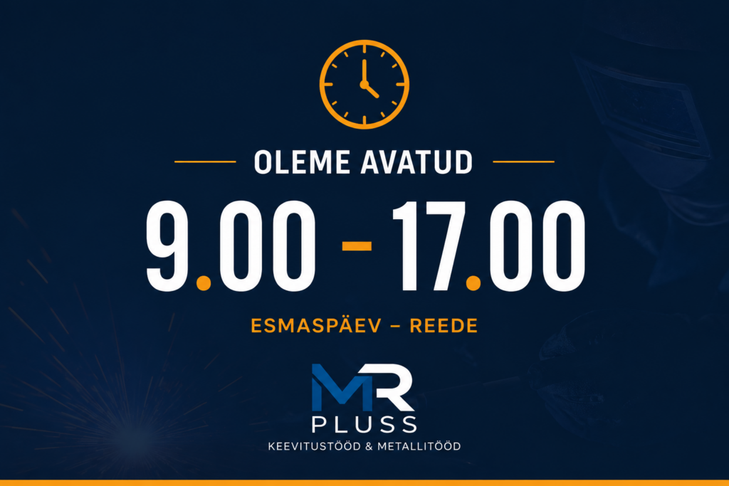 oleme avatud mrpluss